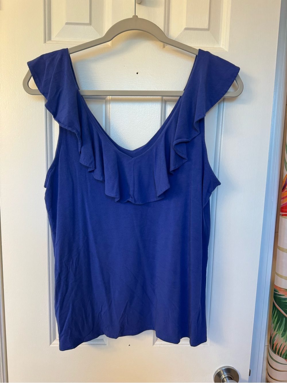 Lilly Pulitzer Ruffle V-Neck Top - Picture 2 of 3